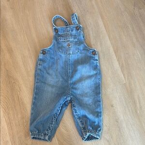 GAP Blue Denim Baby Overalls